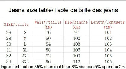 Muške rastezljive traperice uskog kroja